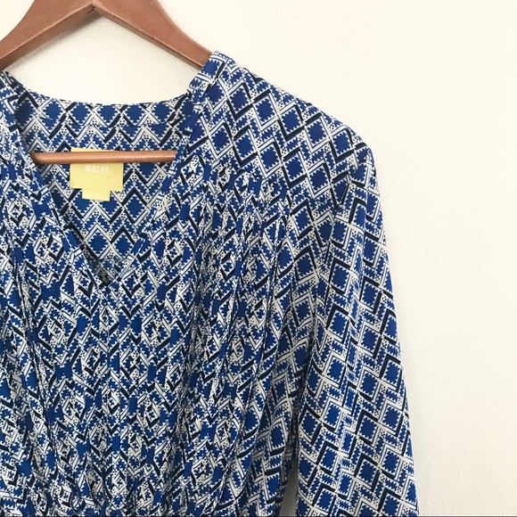 ** Maeve ** Anthropologie pleated tie waist dress - Picture 1 of 7